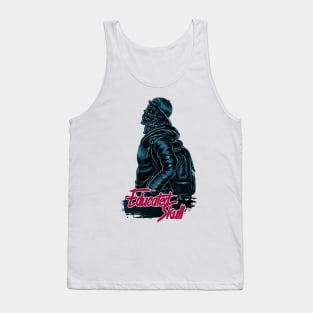 Astronaut and educated skull Tank Top